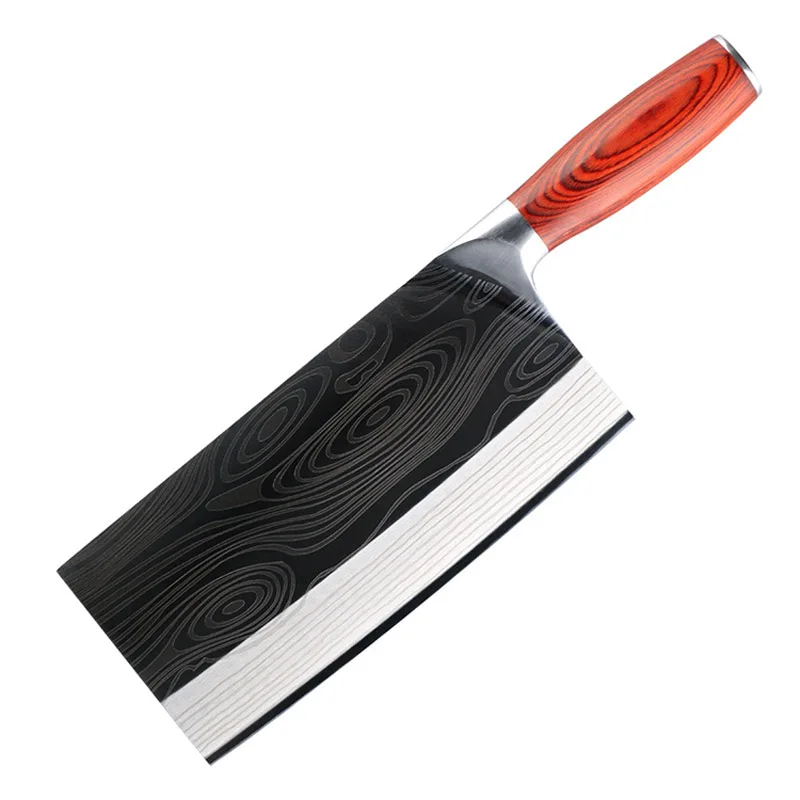 Liang Da 8 дюймов нож мясника из нержавеющей стали Pro кухонная деревянная ручка для