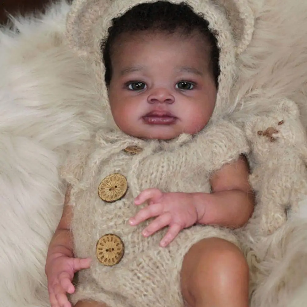 

20inch Unpainted Reborn Doll Kit Lanny Unfinished Doll Parts With Body And Eyes Soft Fresh Color