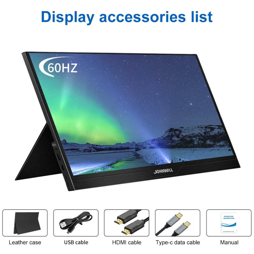 Портативный монитор 15 6 дюйма 144 Гц HDMI 99% х1080 | Компьютеры и офис