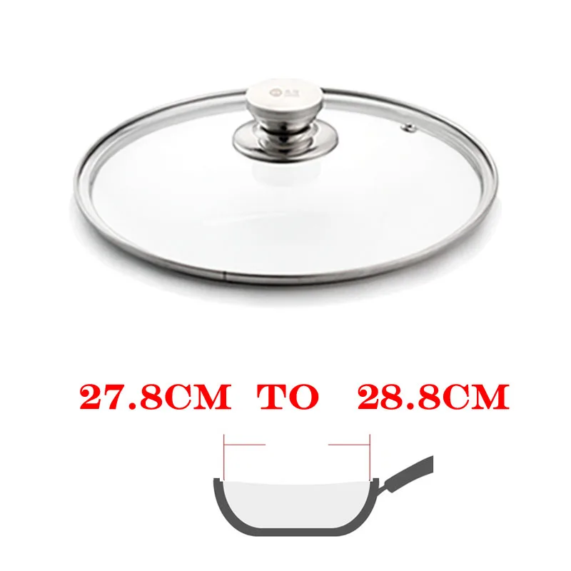 Крышка из закаленного стекла крышка для кастрюли круглая поварской