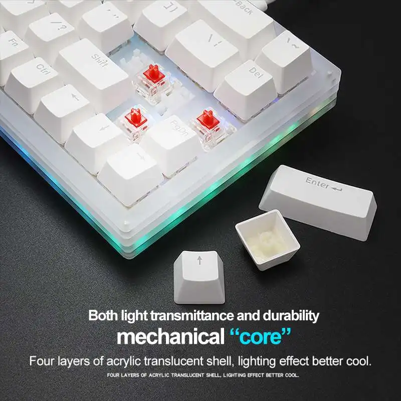 Клавиатура игровая механическая 68 клавиш RGB подсветка|Клавиатуры| |