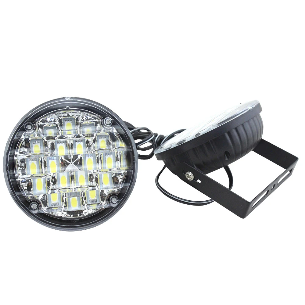 12V 18 светодиодный DRL круглые дневные ходовые огни светильник Автомобильная