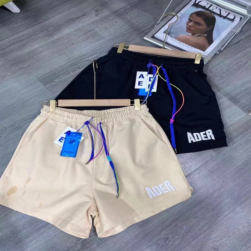 

Oversize ADER Embroidery Logo Ader Error Boxy Shorts Women Men Casual 1:1 High Quality Ader Error Drawstring Short Pant Skin Tag