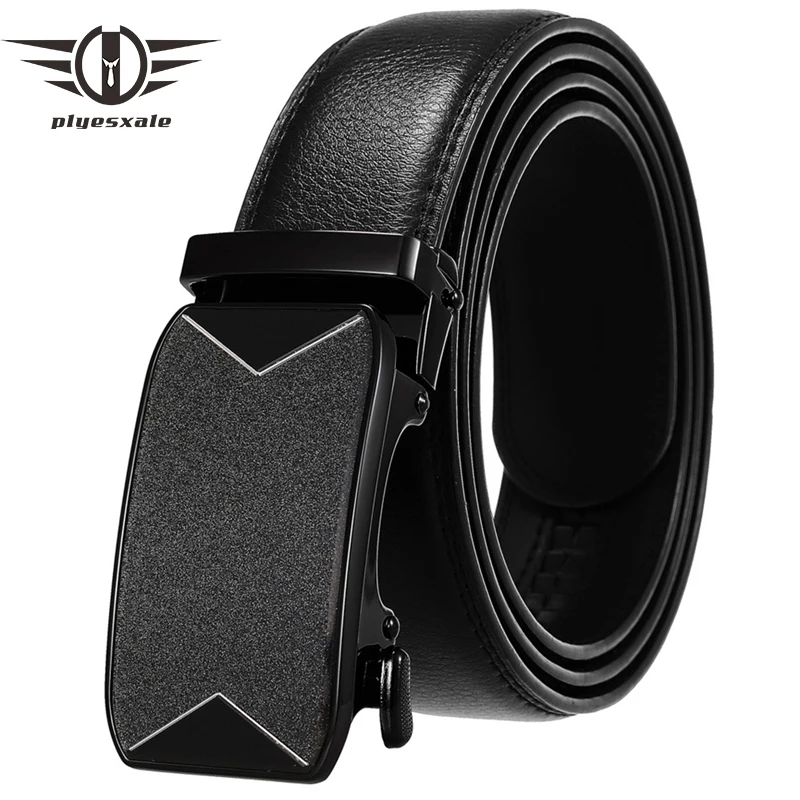 

Fashion Automatic Buckle Men Belt Cow Genuine Leather Belts For Men Alloy Buckle Male Strap Men's Cowhide Belt High Quality G910