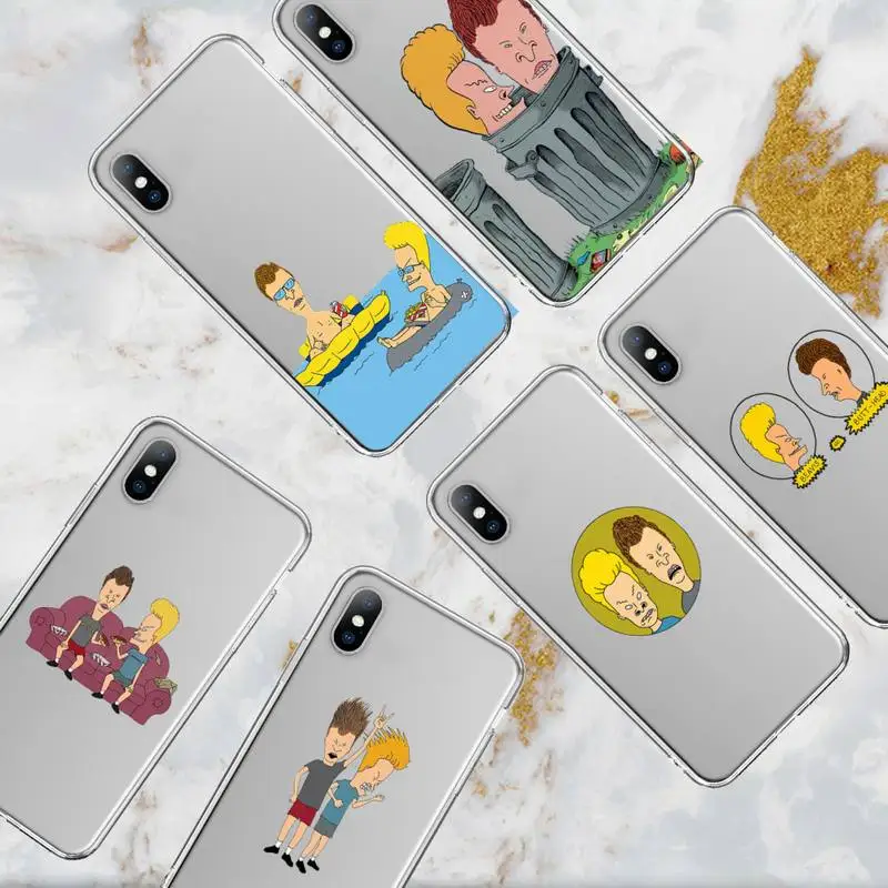 Прозрачный чехол Beavis для телефона Xiaomi 10T 11 Note 10 Redmi 7 8 9 S Pro K20 | Мобильные телефоны и