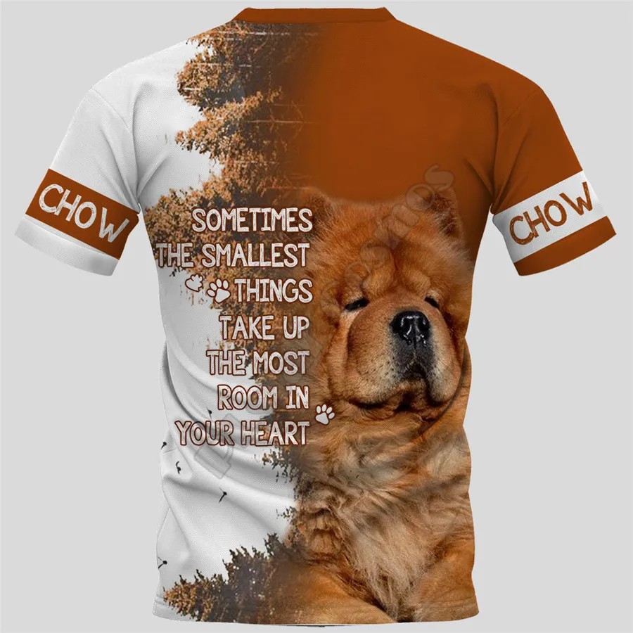 Футболка Chow Dog с 3D принтом |