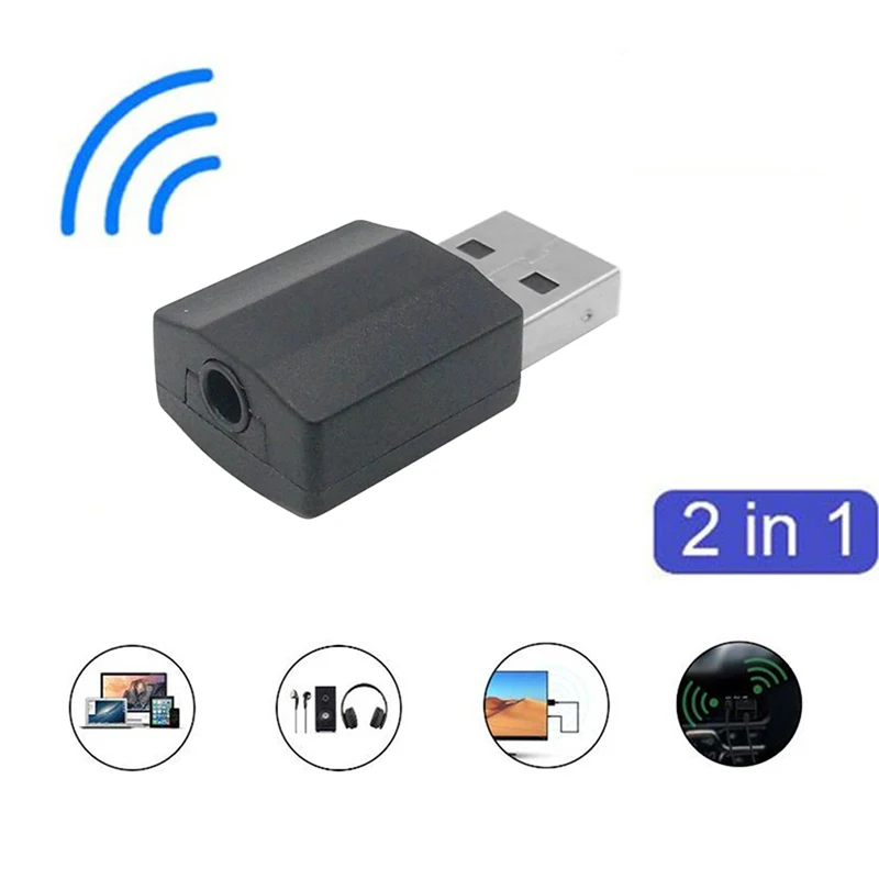 2 в 1 bluetooth 5 0 аудио приемник передатчик беспроводной адаптер Мини 3 мм AUX Стерео