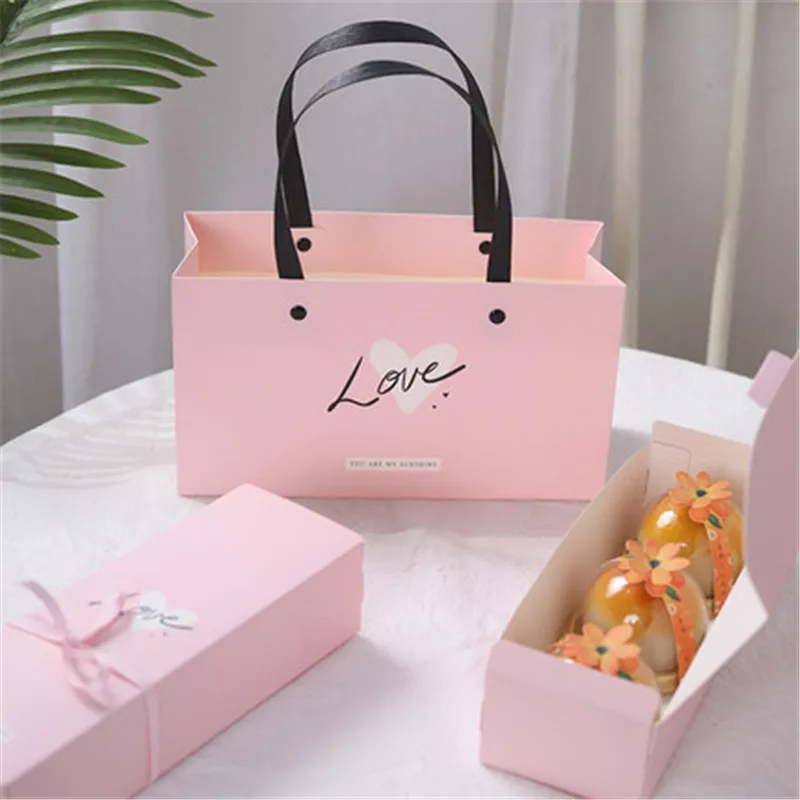 2 шт. коробка для упаковки конфет с принтом Love 1 сумка украшения подарков/вечерние