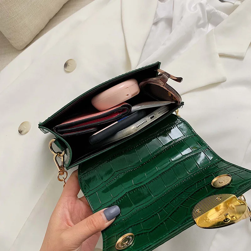 Женская сумочка модная сумка через плечо с казначейным портом модные кожаные