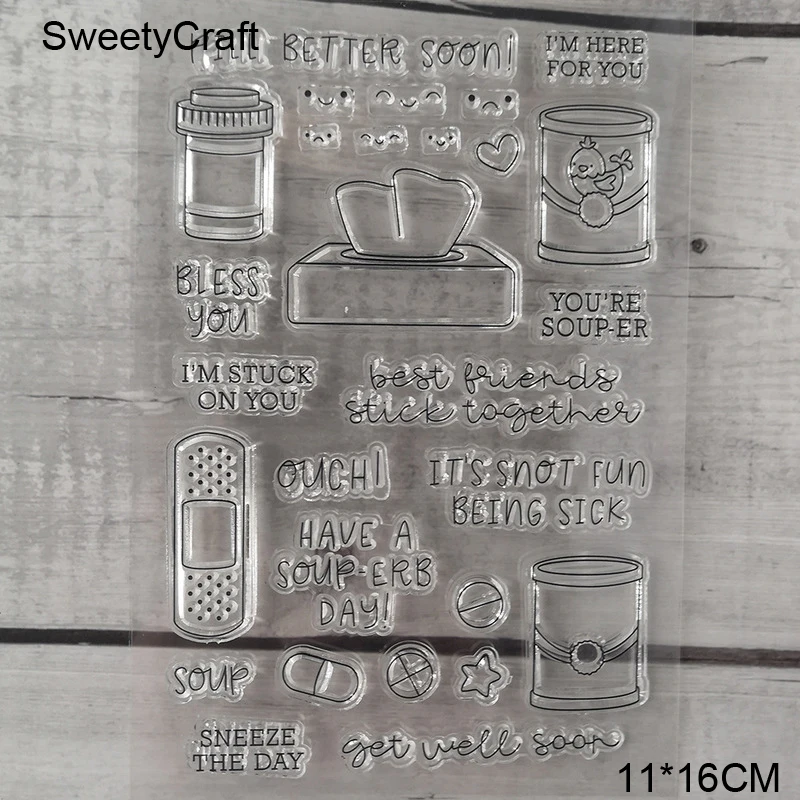 Мишка обнимает звезды прозрачные марки новинка 2020 скрапбукинг резиновый штамп