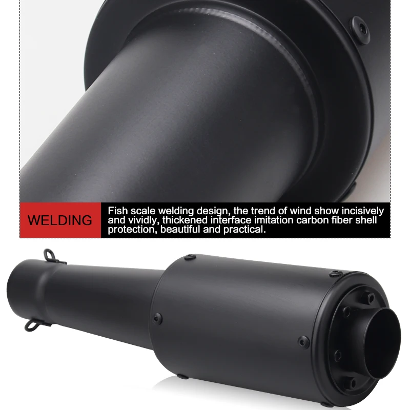 Выхлопная труба мотоцикла глушитель выхлопной трубы 36 мм/48 мм/51 мм - купить по