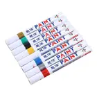 Цветная Водонепроницаемая Перманентная ручка для краски, металлическая Шинная ручка для наружной разметки, маркеры для письма