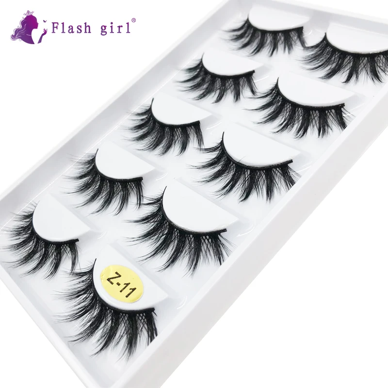 5 пар норковых ресниц ручной работы из искусственной норки | Красота и здоровье