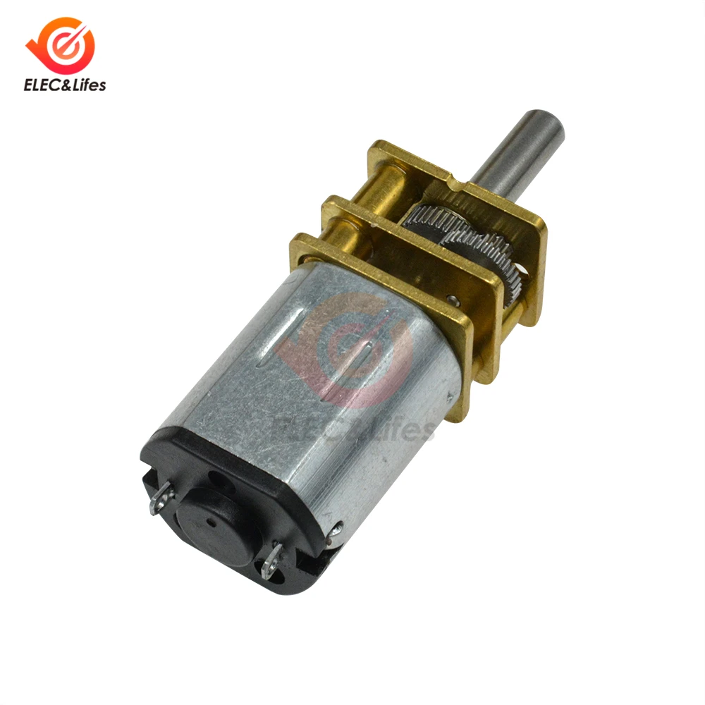 GA12-N20 N20 3V 6V 12V DC редукторный двигатель 100 об/мин замедление микро мотор DIY RC Car Robot Boat