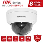 Hikvision DS-2CD2185FWD-I 4K 8MP POE IP-камера наружная Сетевая купольная камера видеонаблюдения со слотом для SD-карты 30m IR H.265 + оригинал