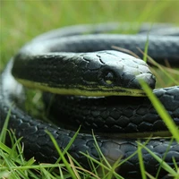 halloween realistic soft rubber toy snake safari garden props joke prank gift about 125cm novelty and gag playing jokes toys