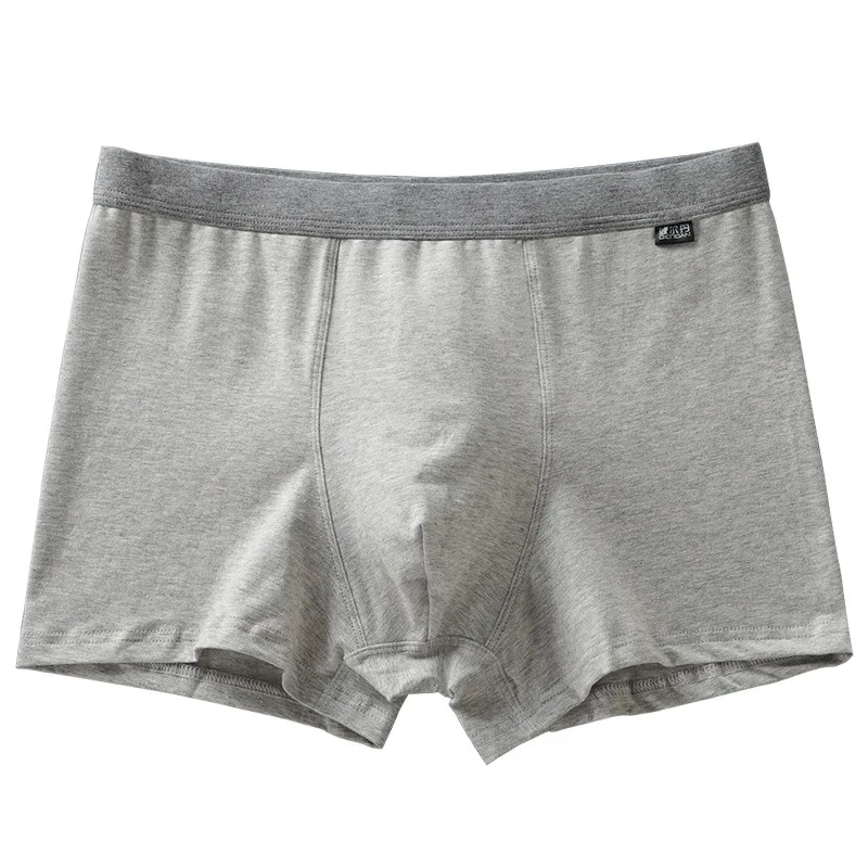 

4pcs Cotton Men's Underwear Breathable Man Boxers Solid Striped Comfortable Brand Plus Size Underpants
