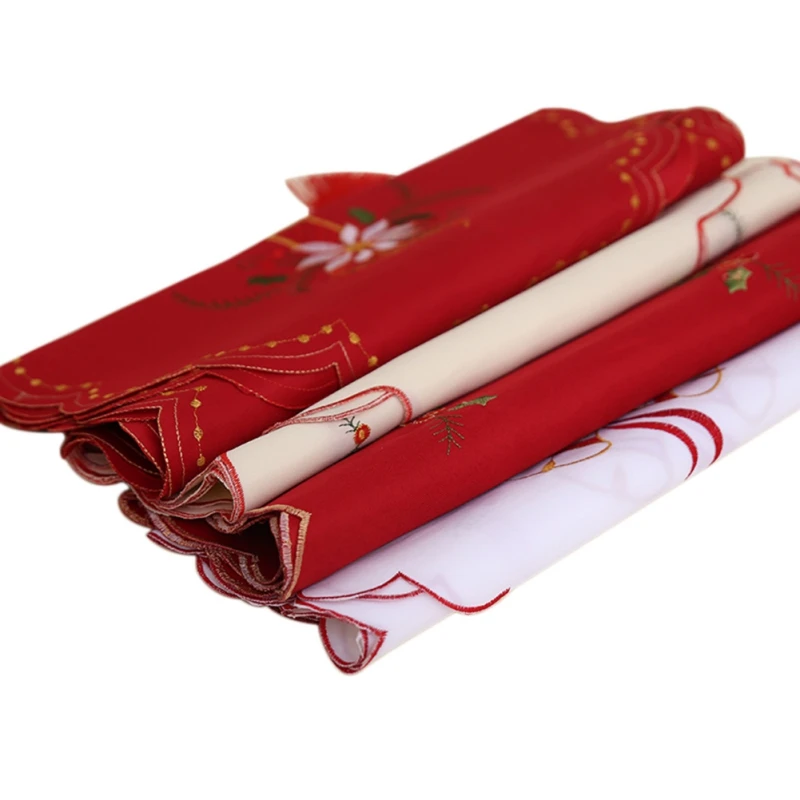 Рождественская обеденная настольная дорожка с полым флагом украшения для Стола