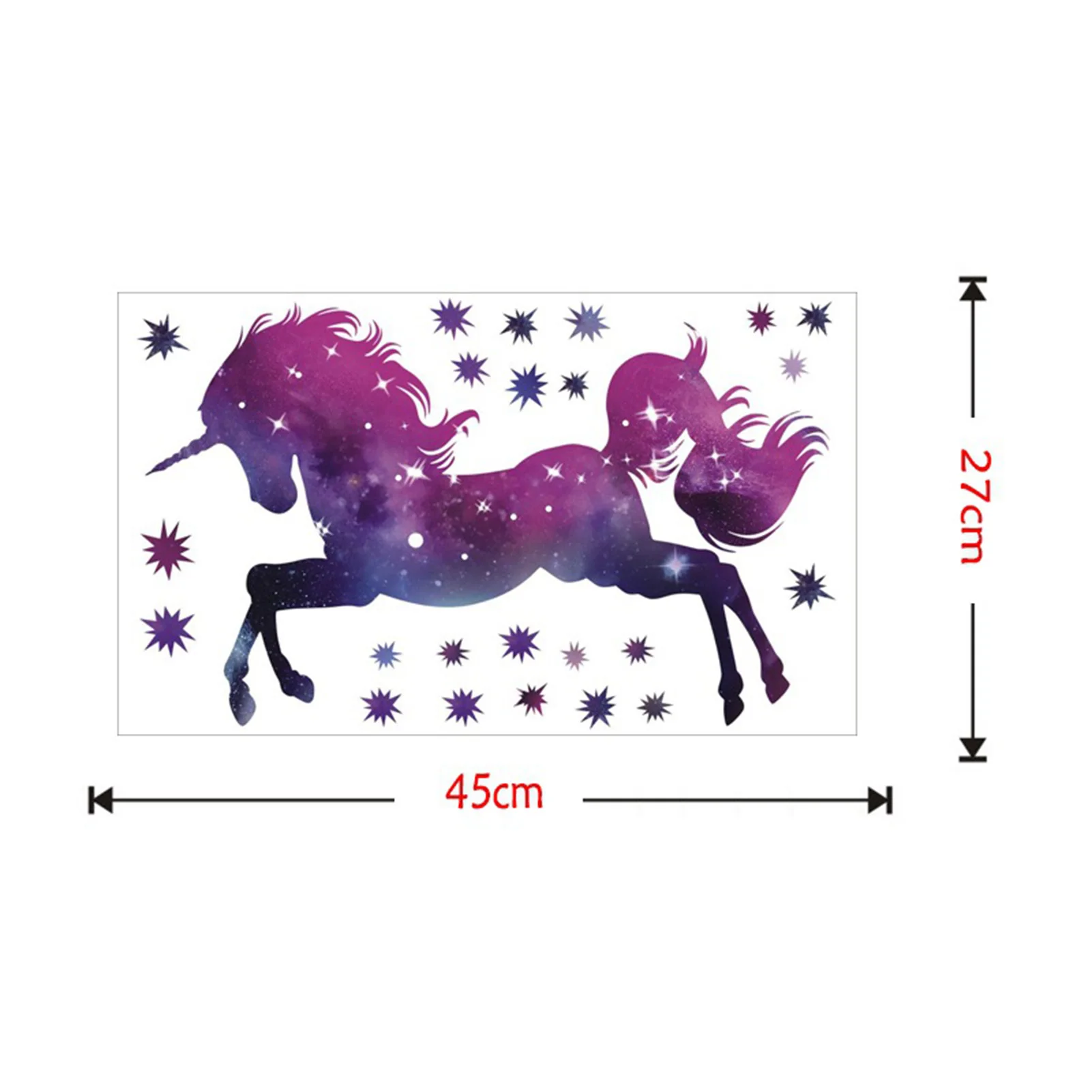 

Cartoon Unicorn Doodle Stickers Graffiti Decals Wall Decoration