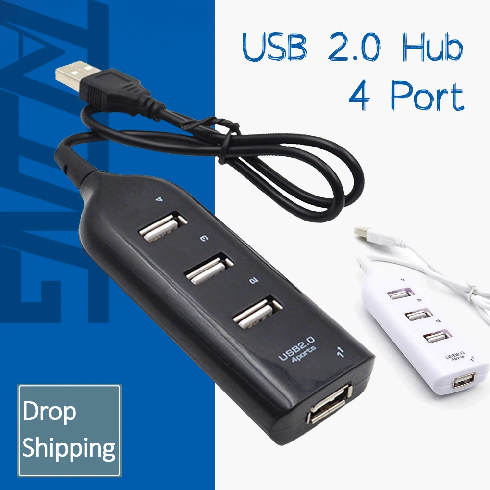 TATING usb хаб 4 Порты и разъёмы Универсальный USB 2 0 со шлейфом высокое Скорость мини