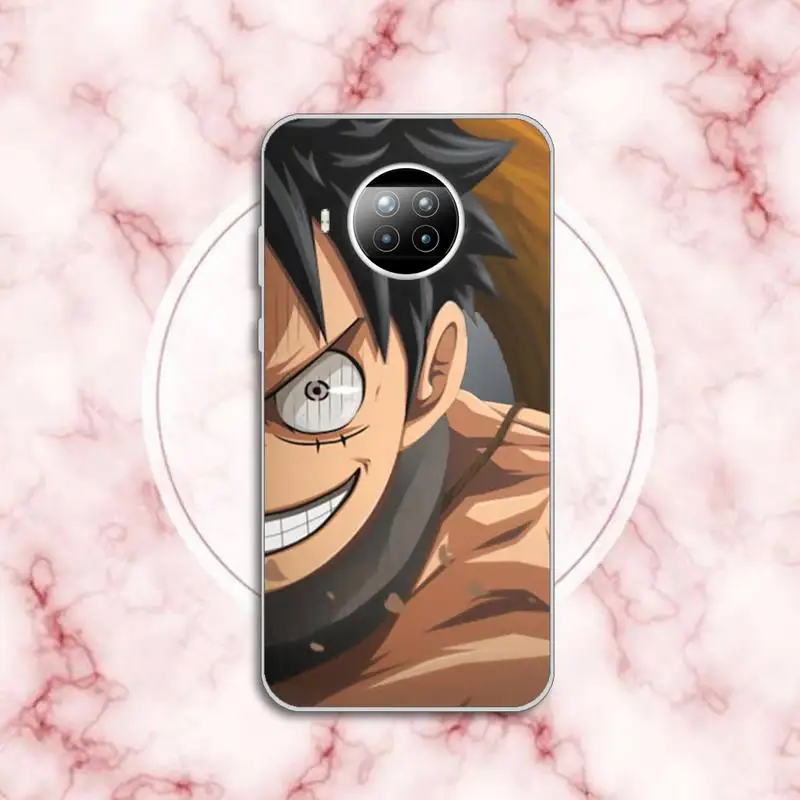 

One Piece Japan Anime Zoro high quality mobile Phone Case shell Transparent for Xiaomi Redmi note 10 t 8 9 pro lite 11