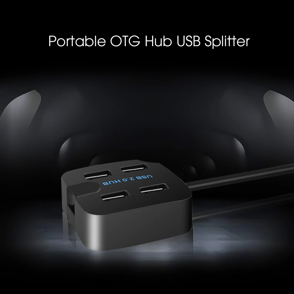 Kebidu 4 порта USB концентраторы 3,0 высокоскоростной передатчик данных Зарядка USB 3,0 концентратор разветвитель для ноутбуков ПК Компьютерные аксессуары