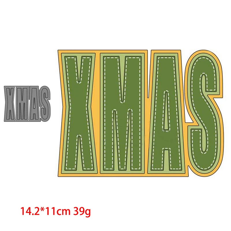 

Christmas XMAS Metal Cutting Dies Stencils for DIY Scrapbooking Photo Album Decorative Embossing Paper Cards 2020 New Craft