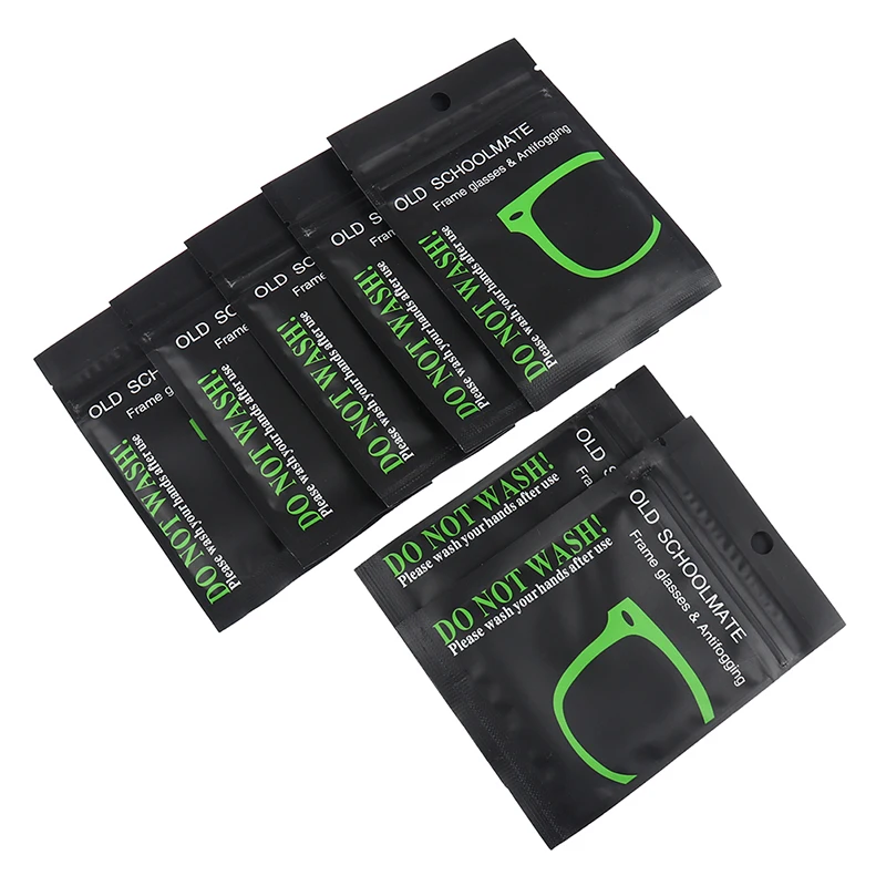 

5/10pcs Reusable Anti-Fog Wipes Glasses Pre-moistened Antifog Lens Cloth Defogger Eyeglass Wipe Prevent Fogging for Glasses