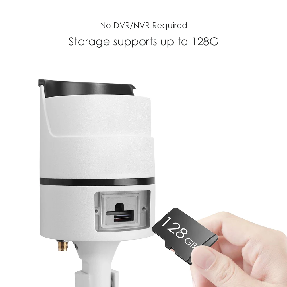 ZOSI Беспроводная ip-камера безопасности, 1080p Full HD уличная Водонепроницаемая WiFi IP камера наблюдения, камера обнаружения движения, сигнализация