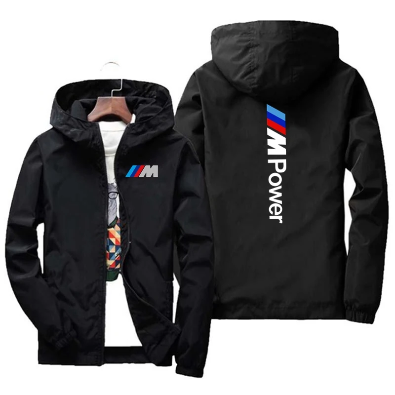 Новинка весна лето 2021 модная брендовая куртка BMW M Power с капюшоном Мужская