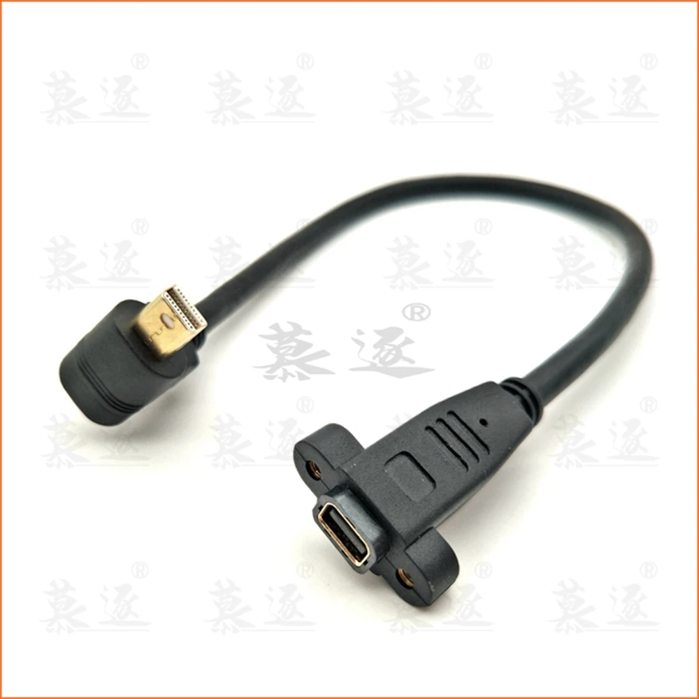 Thunderbolt 2 Mini DisplayPort штекер гнездо 90 градусов вверх и вниз влево вправо угловой с