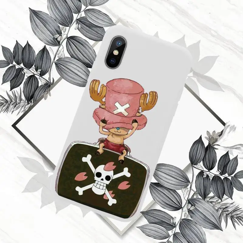 

cute Chopper one Phone Case White Candy Color for iPhone 11 12 mini pro XS MAX 8 7 6 6S Plus X SE 2020 XR