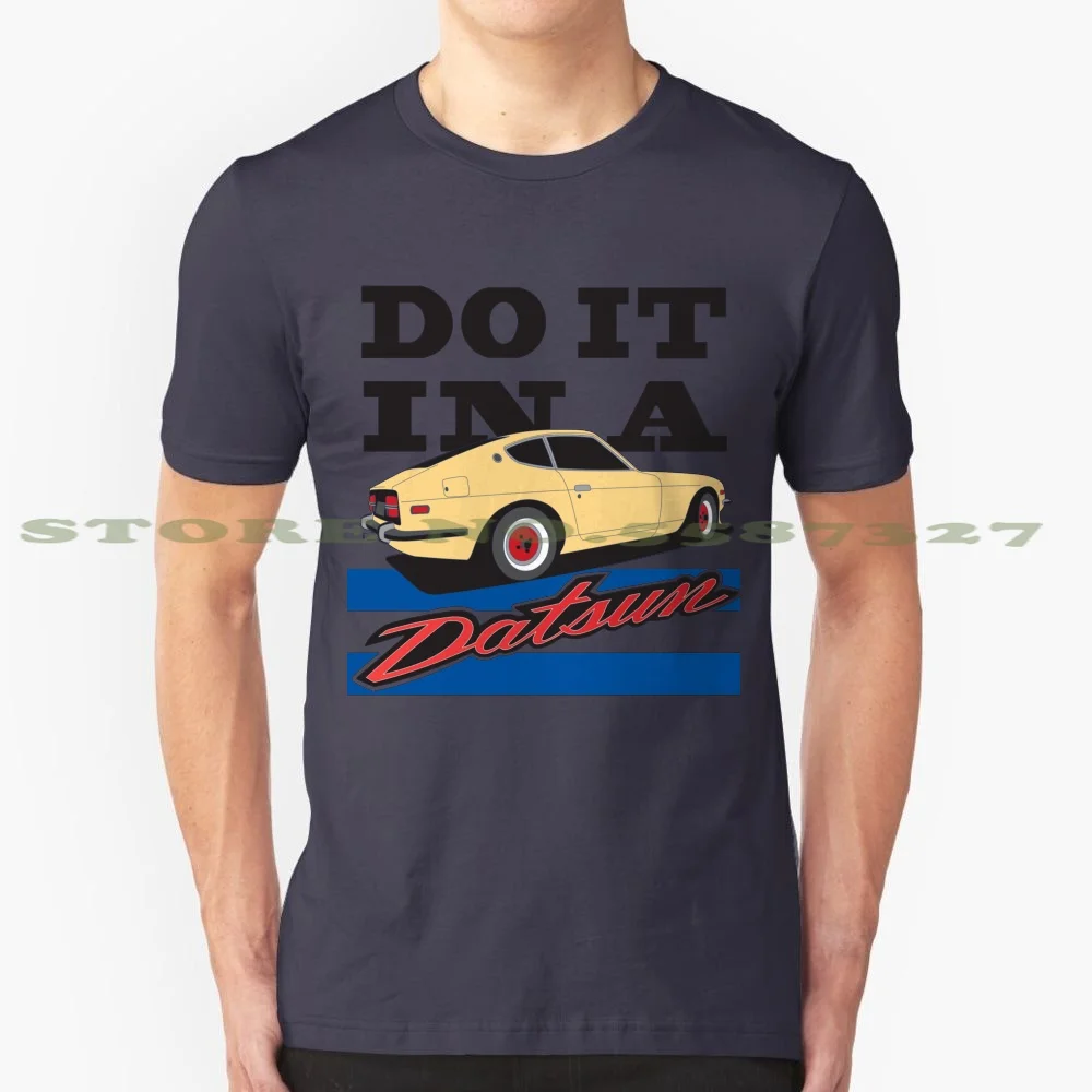 

Делайте это Datsun! Черно-белая футболка для мужчин и женщин Datsun Ностальгический Nissan Jnc Jdm японский автомобиль старинный