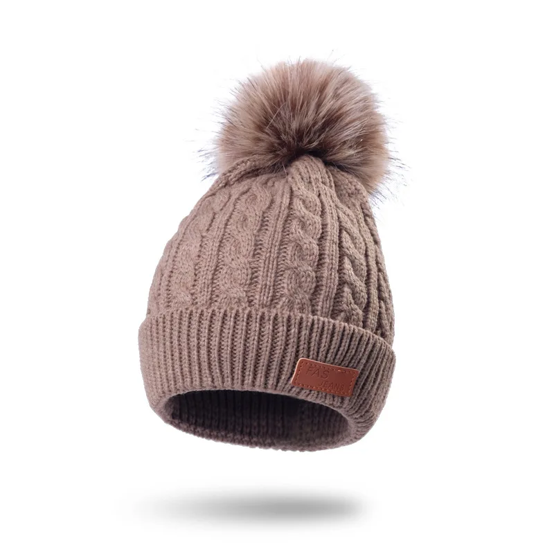 Новое поступление от 1 до 4 лет зимняя шапка для маленьких девочек и мальчиков