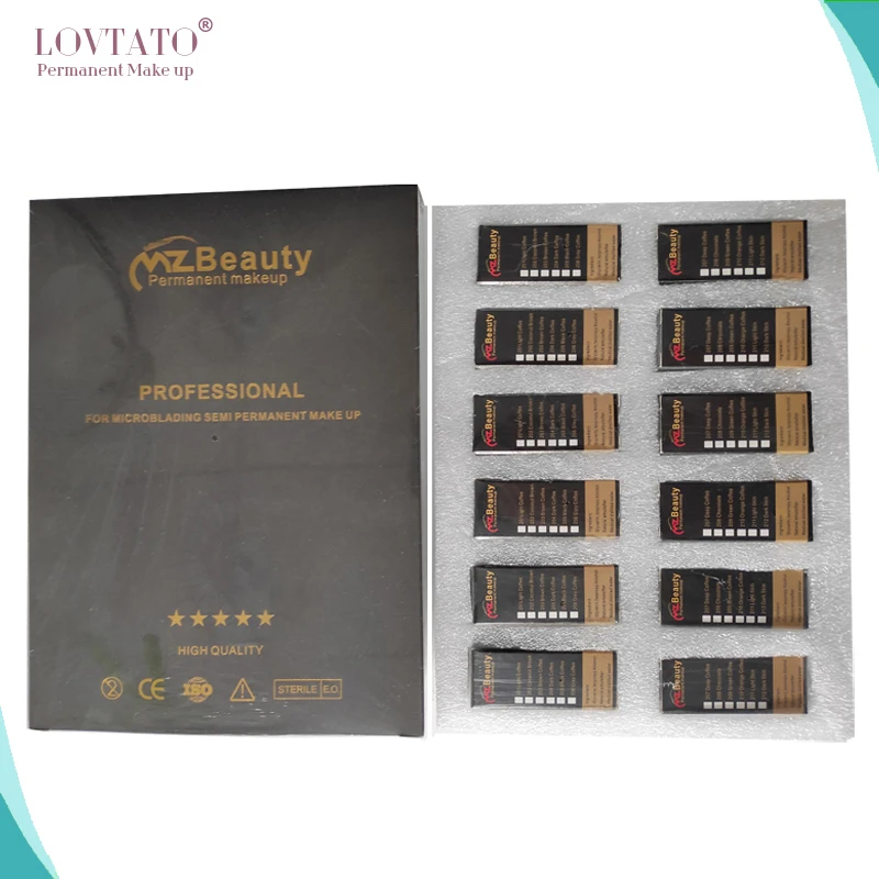 Мануального татуажа бровей тени для век пигмент Профессиональный микро пигменты