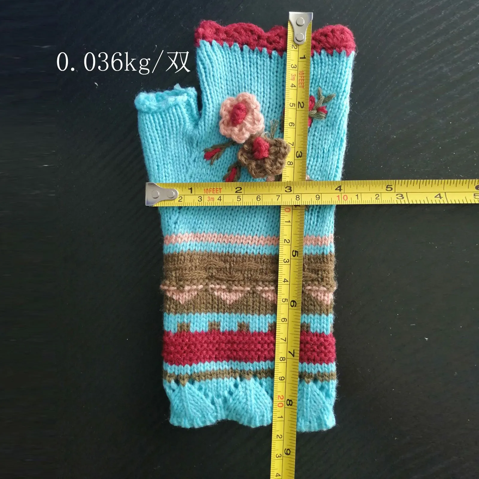 

Sagace Women New Wrist Warm Gloves Flower Embroidered Gloves Fingerless Gloves For Girl Handmade Guantes Mujer Luvas Guantes