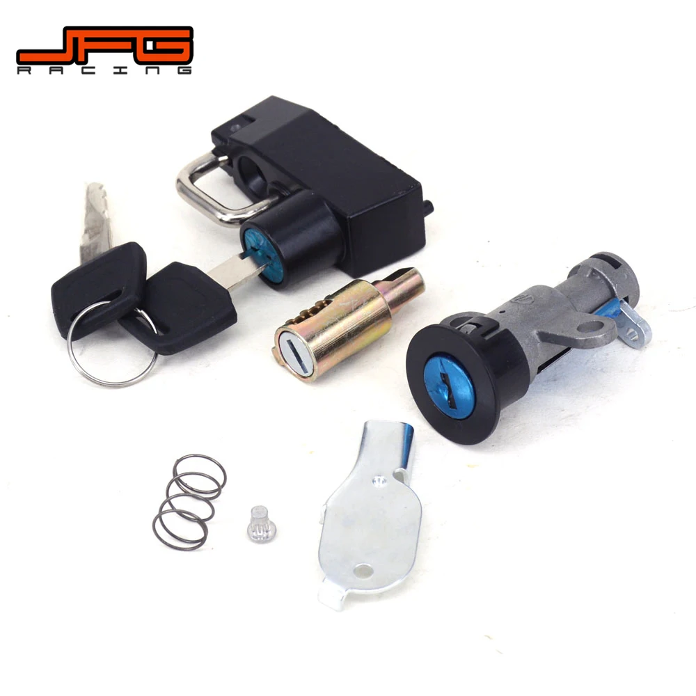 Мотоцикл набор бесшумных дверных замков ключ зажигания топливного газа кепки