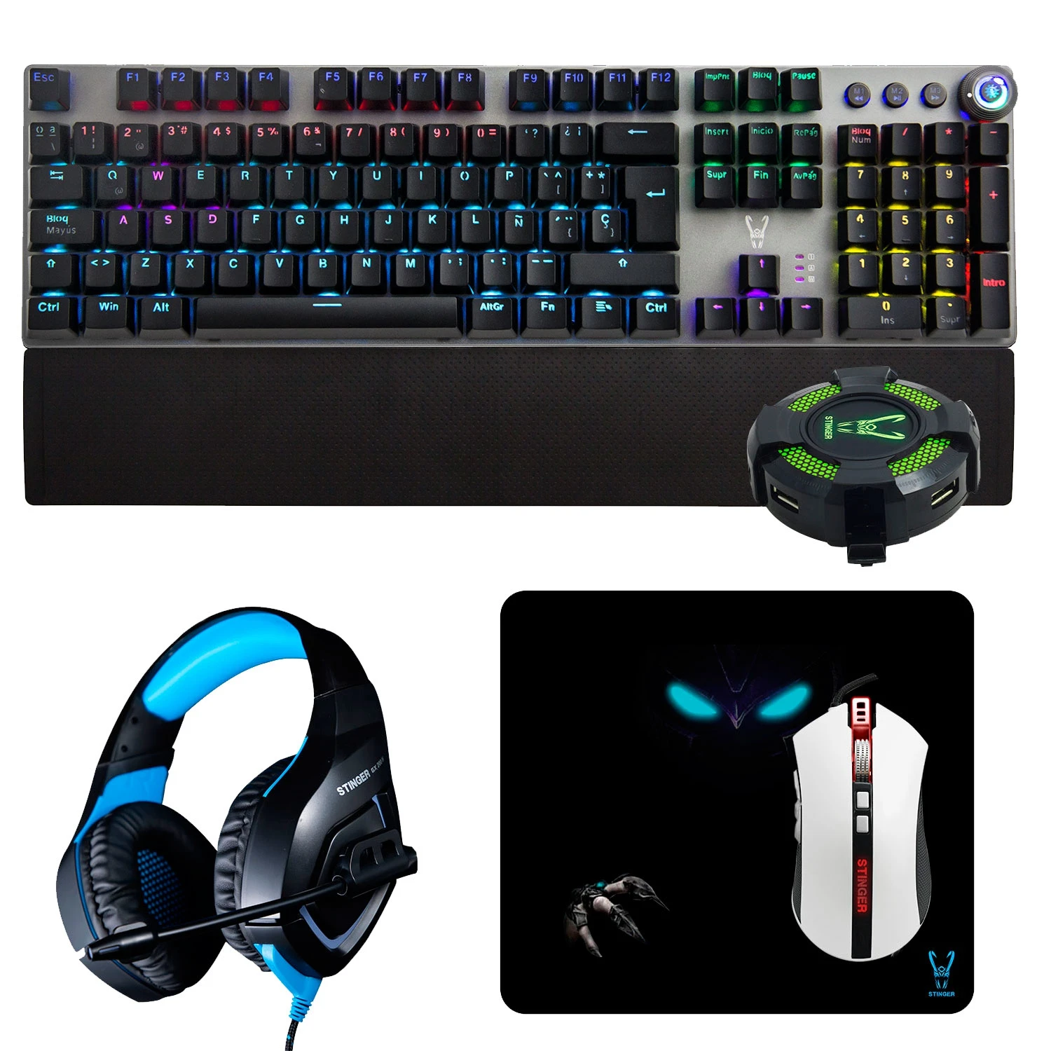 Woxter Stinger Elite Kit - Pack Gaming profesional | Компьютеры и офис