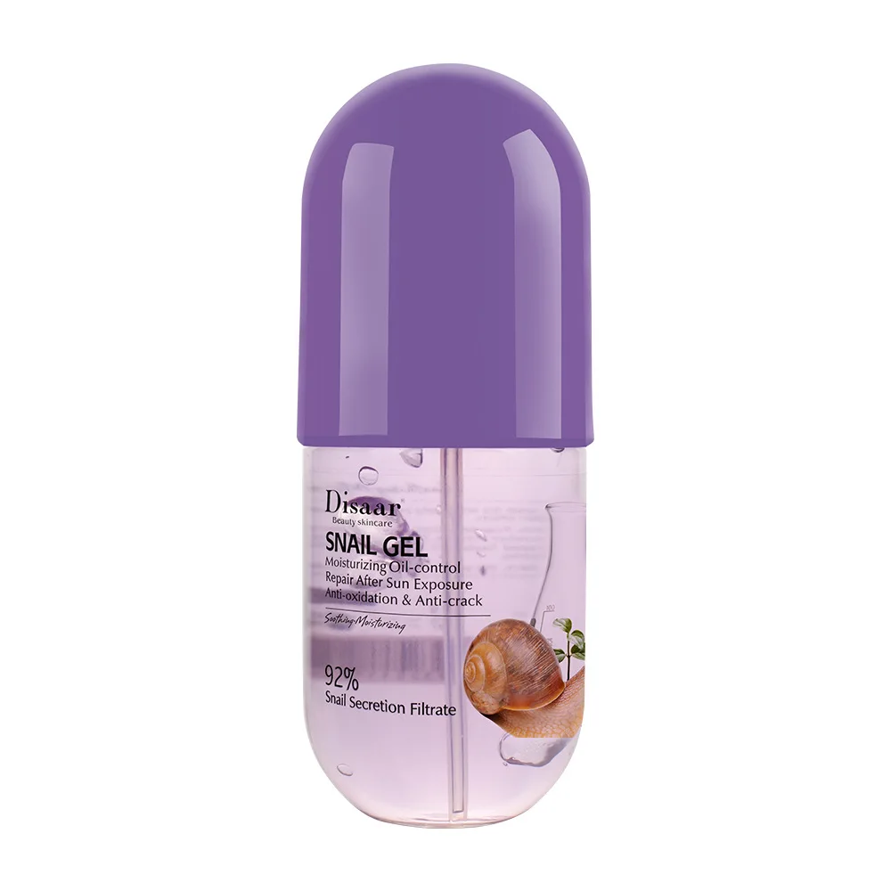 

280ml Disaar Snail Capsule Gel After Sun Gentle Moisturizing Facial Moisturizing Gel skin care snail cream beauty products