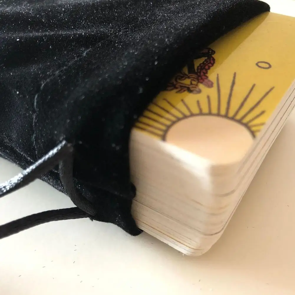 Сумка для хранения Таро бархатная пентаграмма на шнурке сумка конфет с вышивкой