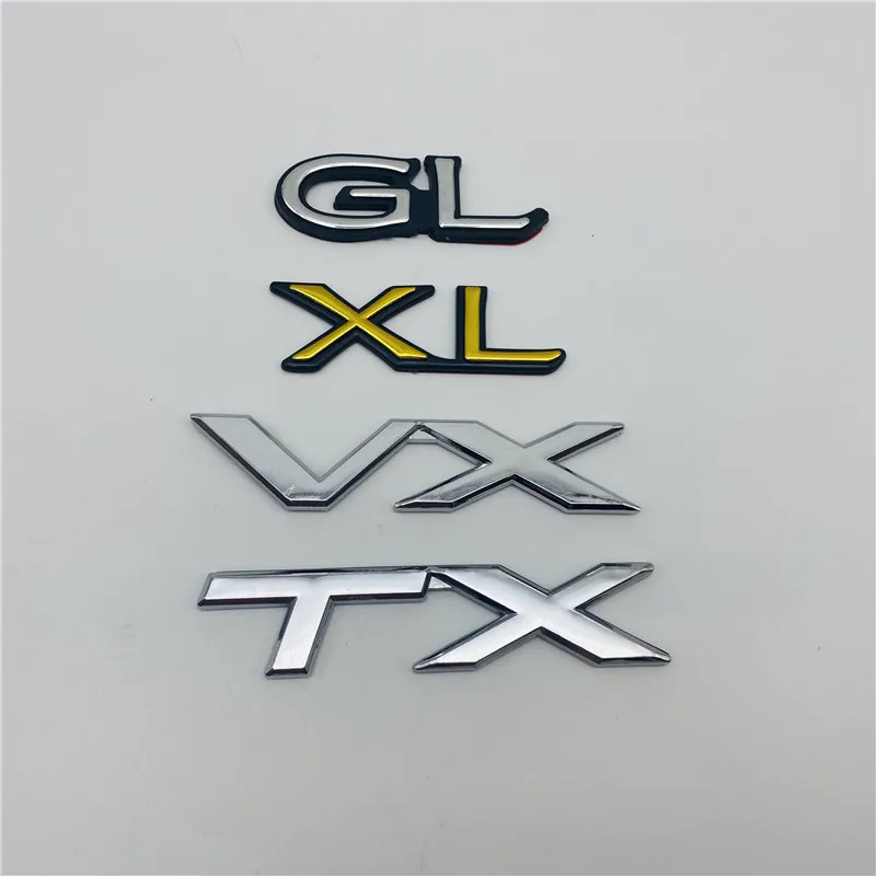 

For Toyota Land Cruiser Prado GX XL VX TX Rear Trunk Tailgate Emblem Logo Letters Auto Decals