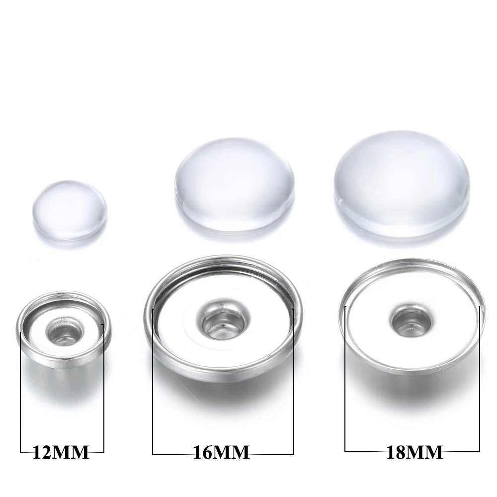 Застежки для ювелирных изделий 20 шт./лот фурнитура 12 мм 16 18 металлические