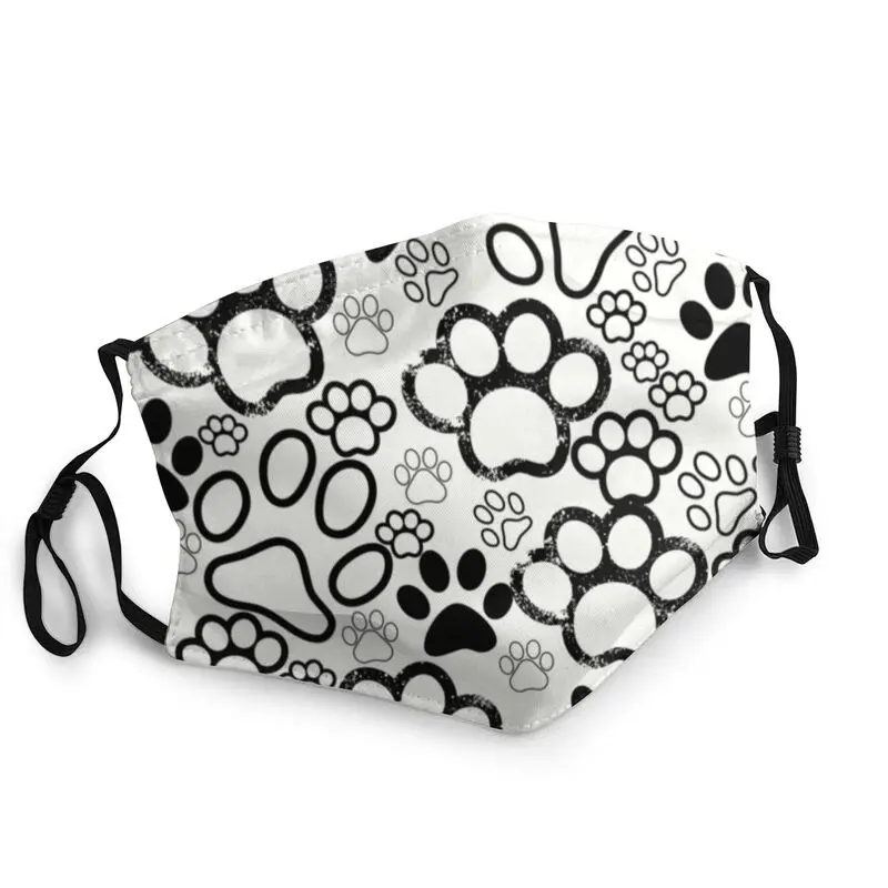 

Paws Collage Dogs Dog Labrador French Bulldog Mouth Face Mask Poodle Chihuahua Retriever Mask Anti Dust Respirator Muffle