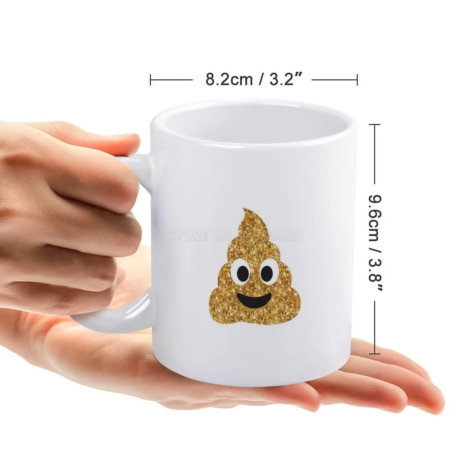 Забавная Веселая блестящая золотая кружка для отправки текста Vibes кофейные