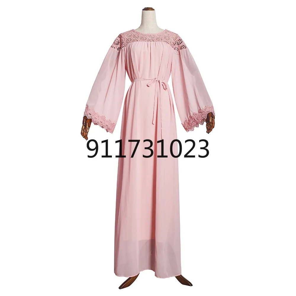 African Dresses for Women 2021 Spring and Autumn Long Sleeve Solid Color Dress Maxi Clothes | Тематическая одежда и
