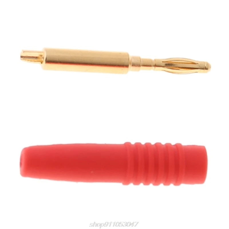 10 шт. 2 мм провод шнур паяльный Тип штекер банан разъем музыкальный динамик кабель