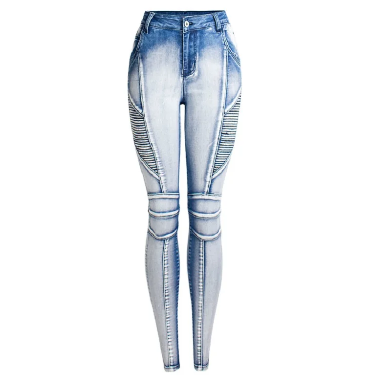 

2020 New Arrival Summer Style Female Fashion Sexy Summer Skinny High Waist Hot Night Club Sexy Denim Pencil Pants
