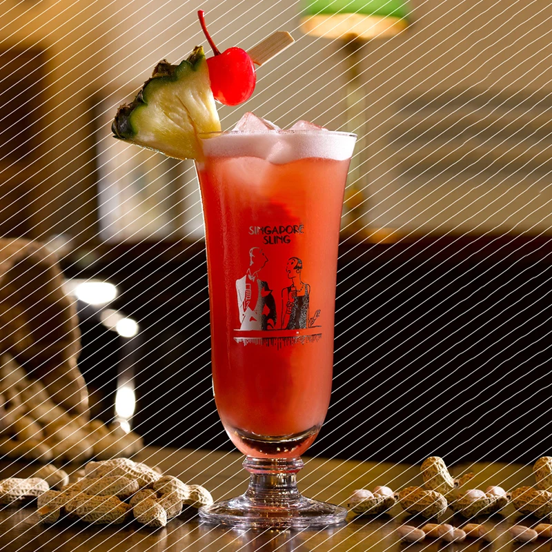 Бессвинцовый Кристалл ручной работы Кубок командора Сингапура коктейльное