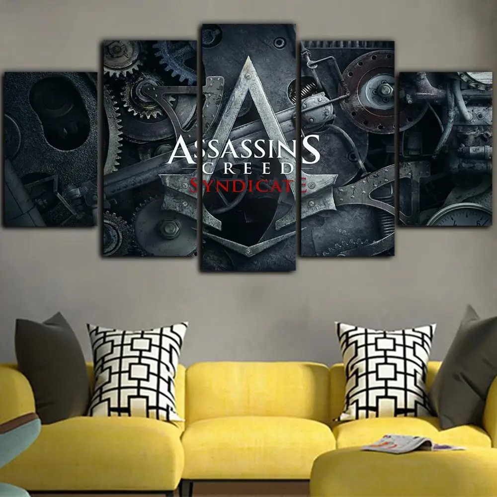 Настенный постер с абстрактной живописью 5 шт.|Рисование и каллиграфия| |