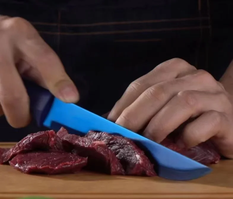 5 шт. набор кухонных ножей из нержавеющей стали с голубым титановым покрытием |